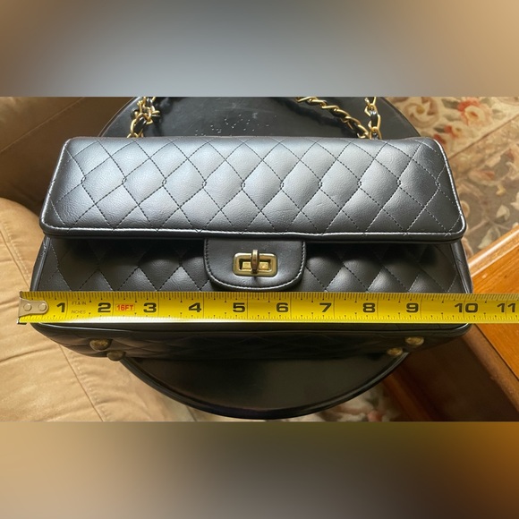 Vintage Meyers USA Quilted Leather Flap Bag • Made in USA Chain Purse - Picture 12 of 15